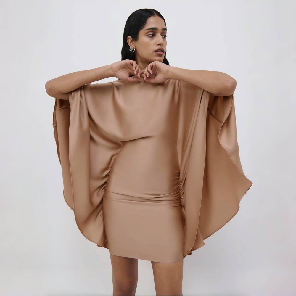 NWT Jonathan Simkhai Kadence Bell Sleeve Dress